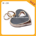 MC296 Heart shape metal key hang charm tag